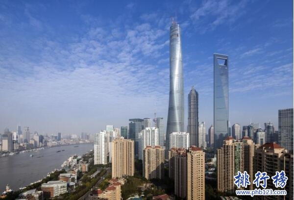 上海最高的楼叫什么,上海中心大厦(632米)