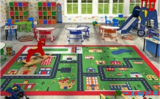 大孩子玩小游戏地毯