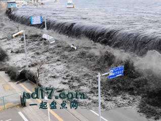 历史中最大的海啸Top2：2011年3月11日日本福岛