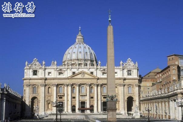 世界最著名的五大教堂排名 圣彼得大教堂可容纳6万人同时祈祷