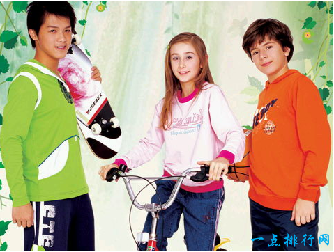 中国十大童装知名品牌排行榜之一:棵棵树