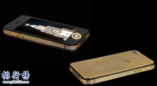 世界上最贵的7个苹果手机：第一名6.3亿元 镶砖头大的钻石