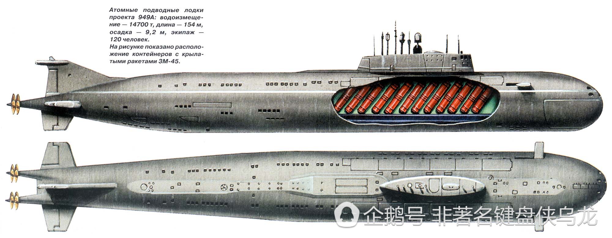949型“安泰”/奥斯卡级巡航导弹核潜艇图片