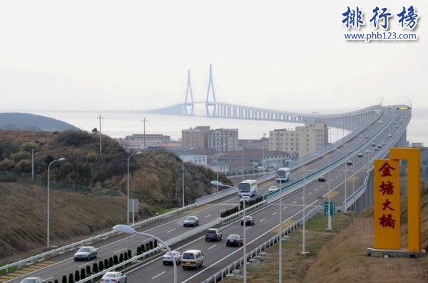 中国最长跨海大桥排名,中国十大跨海大桥长度排名
