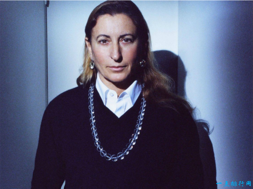 世界上最有钱的时装设计师排行榜：缪西娅·普拉达 42亿美元