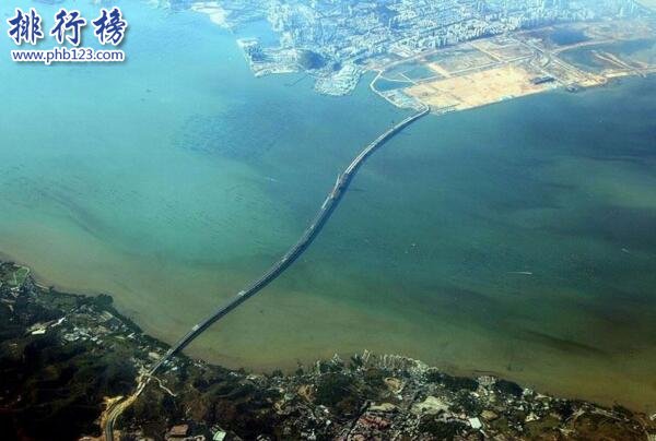 中国最长跨海大桥排名,中国十大跨海大桥长度排名